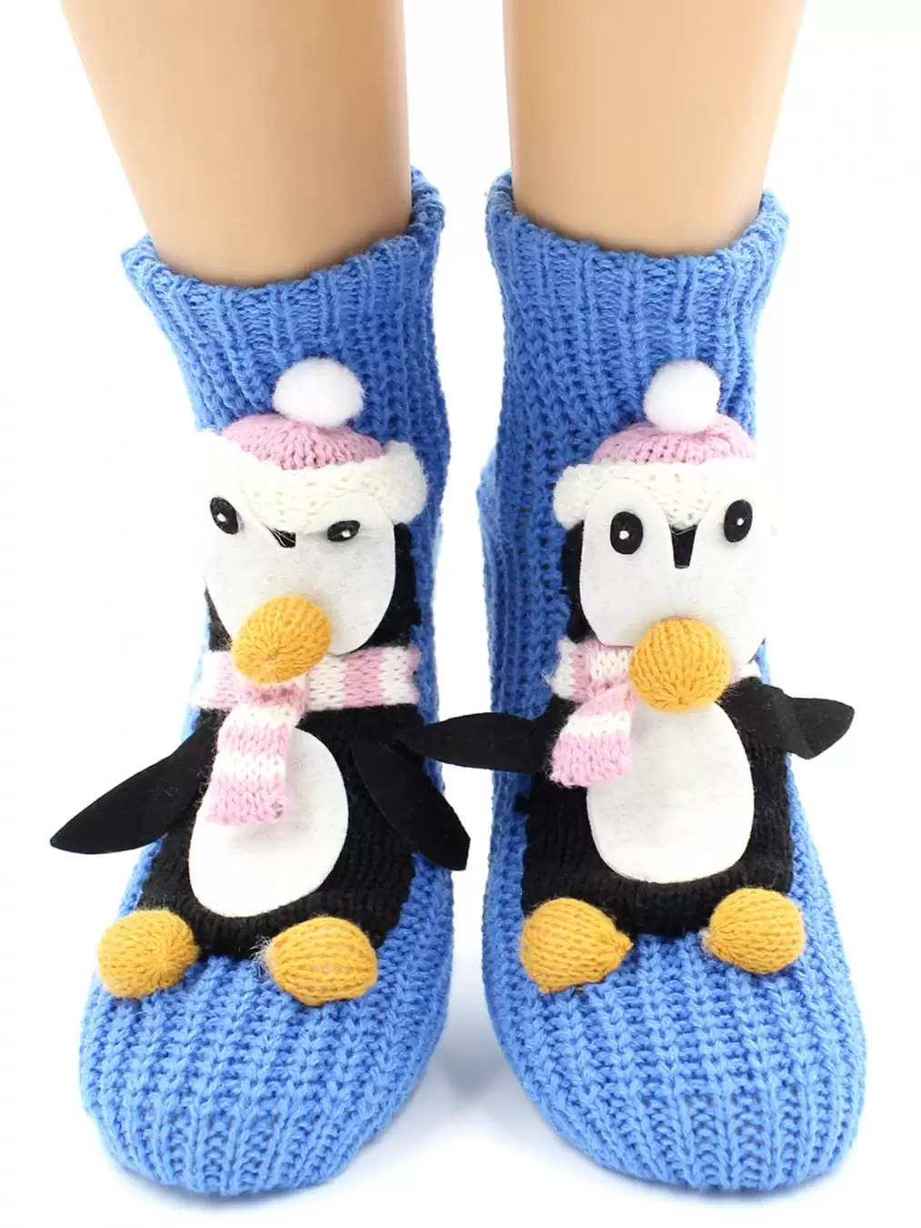 Hobby Line 073, носки вязаные АВС Пингвин (изображение 1)