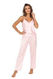 Donna Tiffani Pyjamas Pink, пижама с брюками